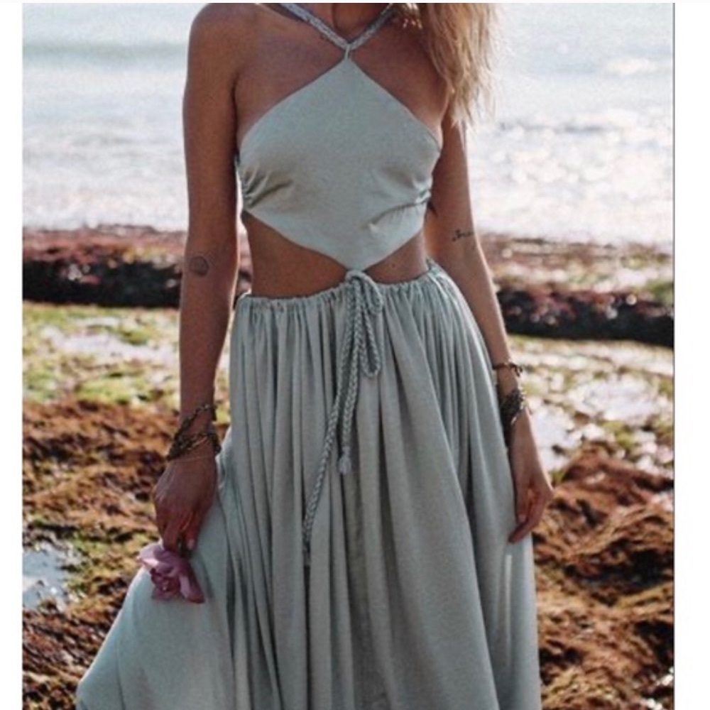 Dani skirt green gown